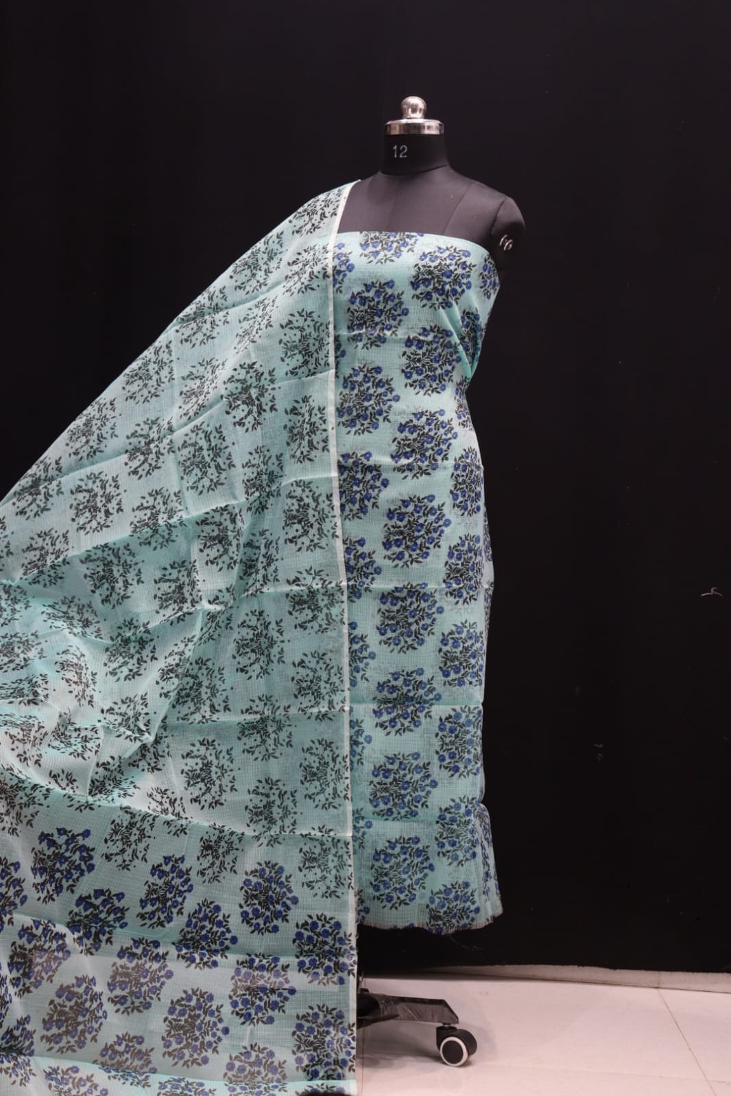 KOTA DORIA MIX COTTON SCREEN PRINT DRESS MATERIAL