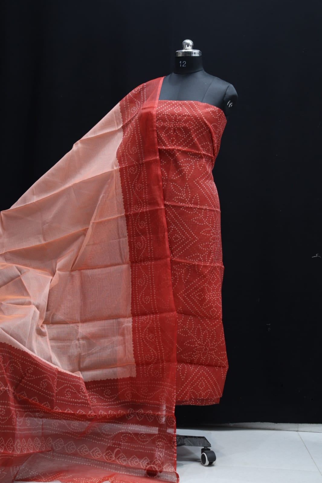 KOTA DORIA MIX COTTON SCREEN PRINT DRESS MATERIAL