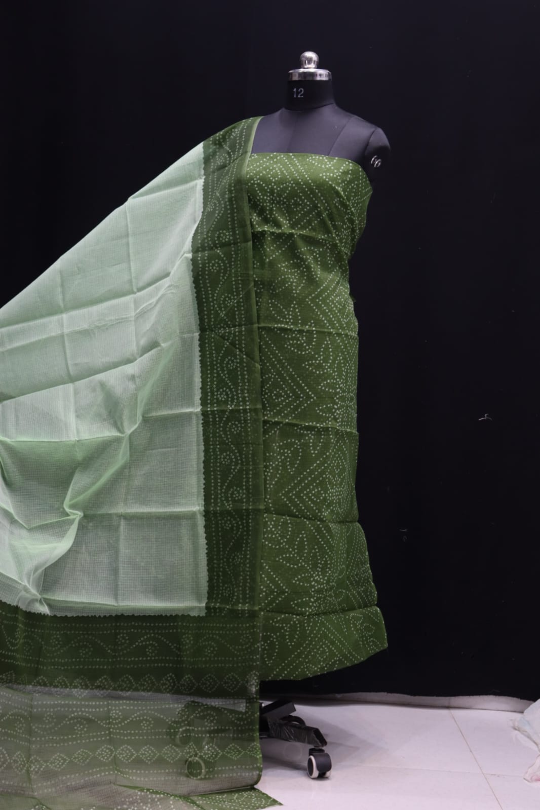 KOTA DORIA MIX COTTON SCREEN PRINT DRESS MATERIAL