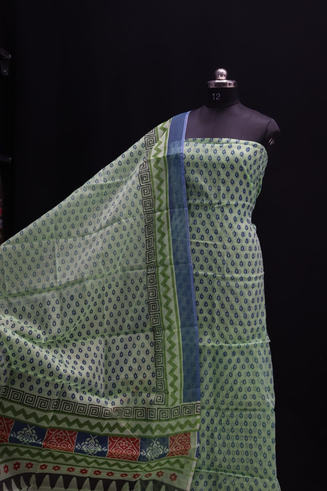 KOTA DORIA MIX COTTON SCREEN PRINT DRESS MATERIAL