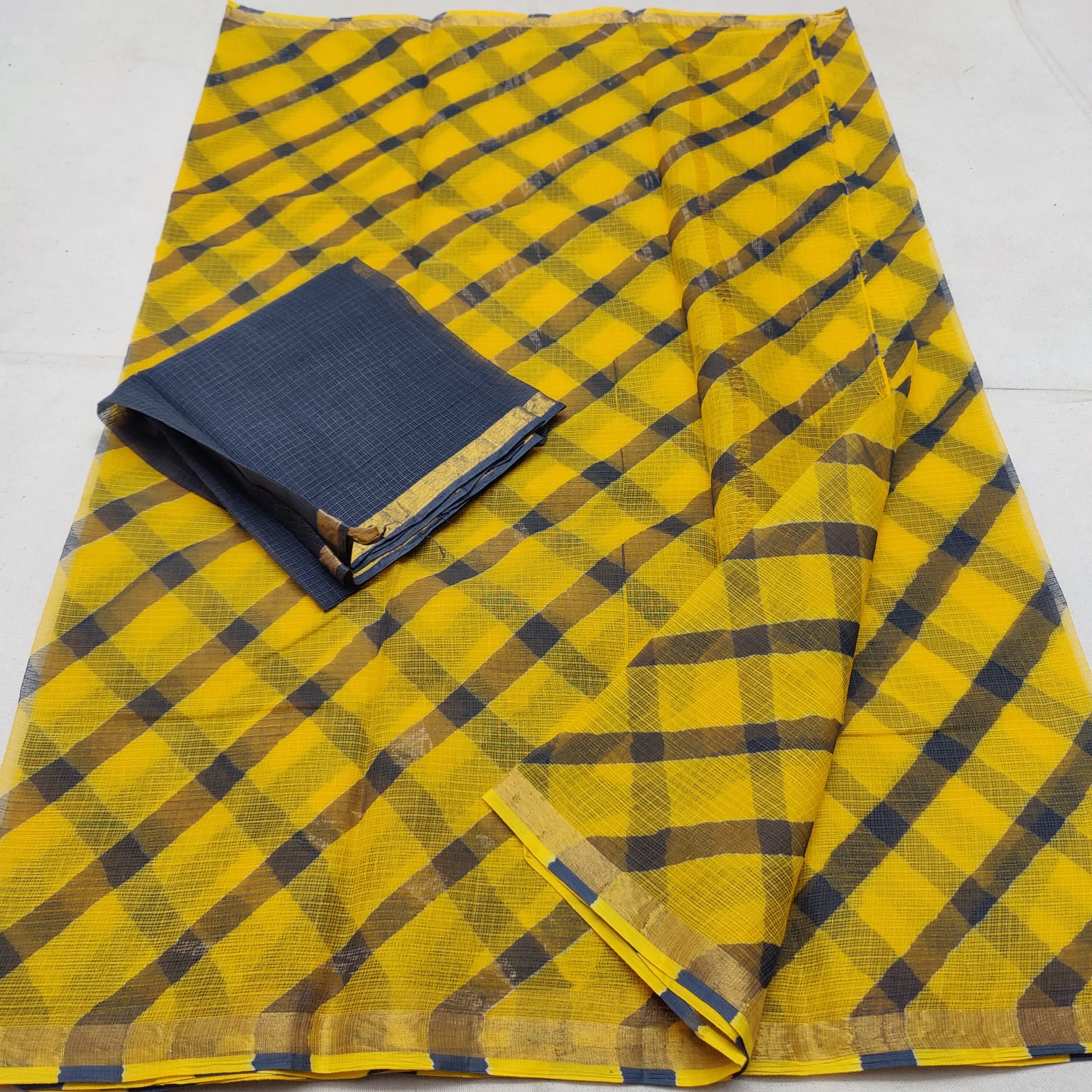 KOTA DORIA PURE COTTON SHIBORY/LAHARIYA/BANDHEJ/BAATIK DYE SAREE