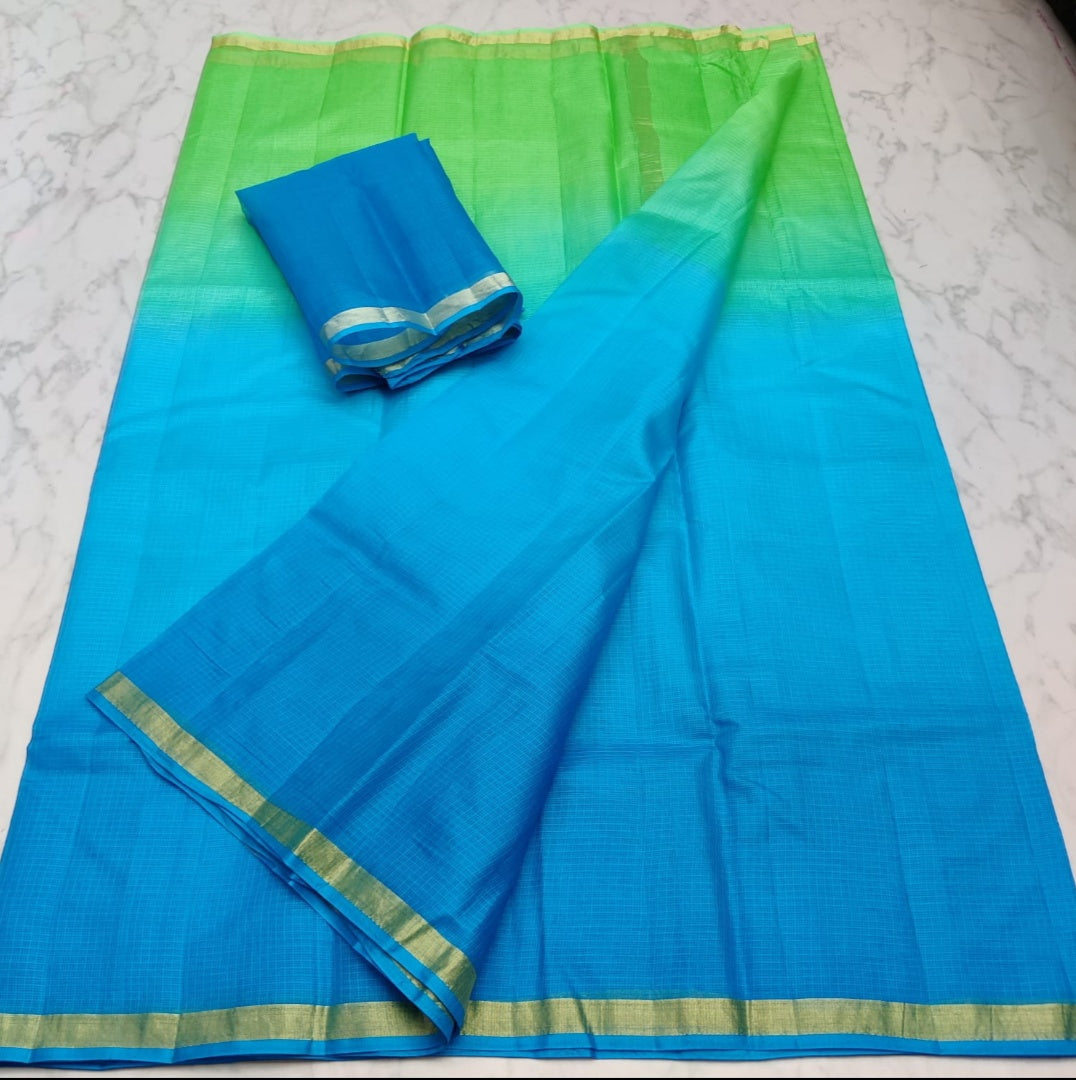 KOTA DORIA PURE SILK PLAIN DYE SAREE
