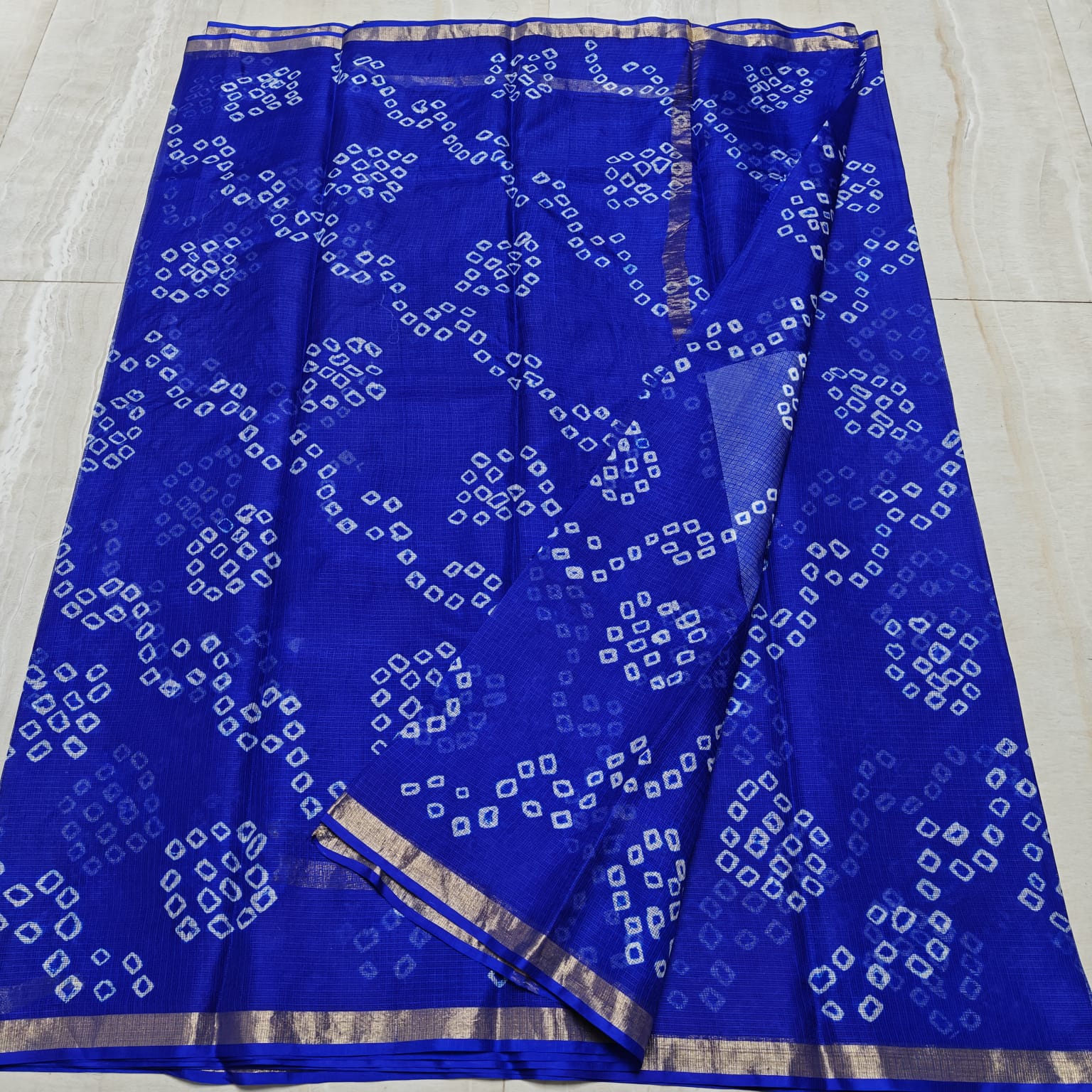 KOTA DORIA PURE SILK SHIBORY/LAHARIYA/BANDHEJ/BAATIK DYE SAREE