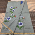 KOTA DORIA PURE COTTON BRUSH PAINT SAREE