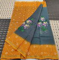 KOTA DORIA PURE COTTON BRUSH PAINT SAREE