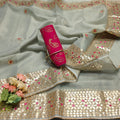 KOTA DORIA MIX COTTON GOTTA PATTI AARI WORK SAREE