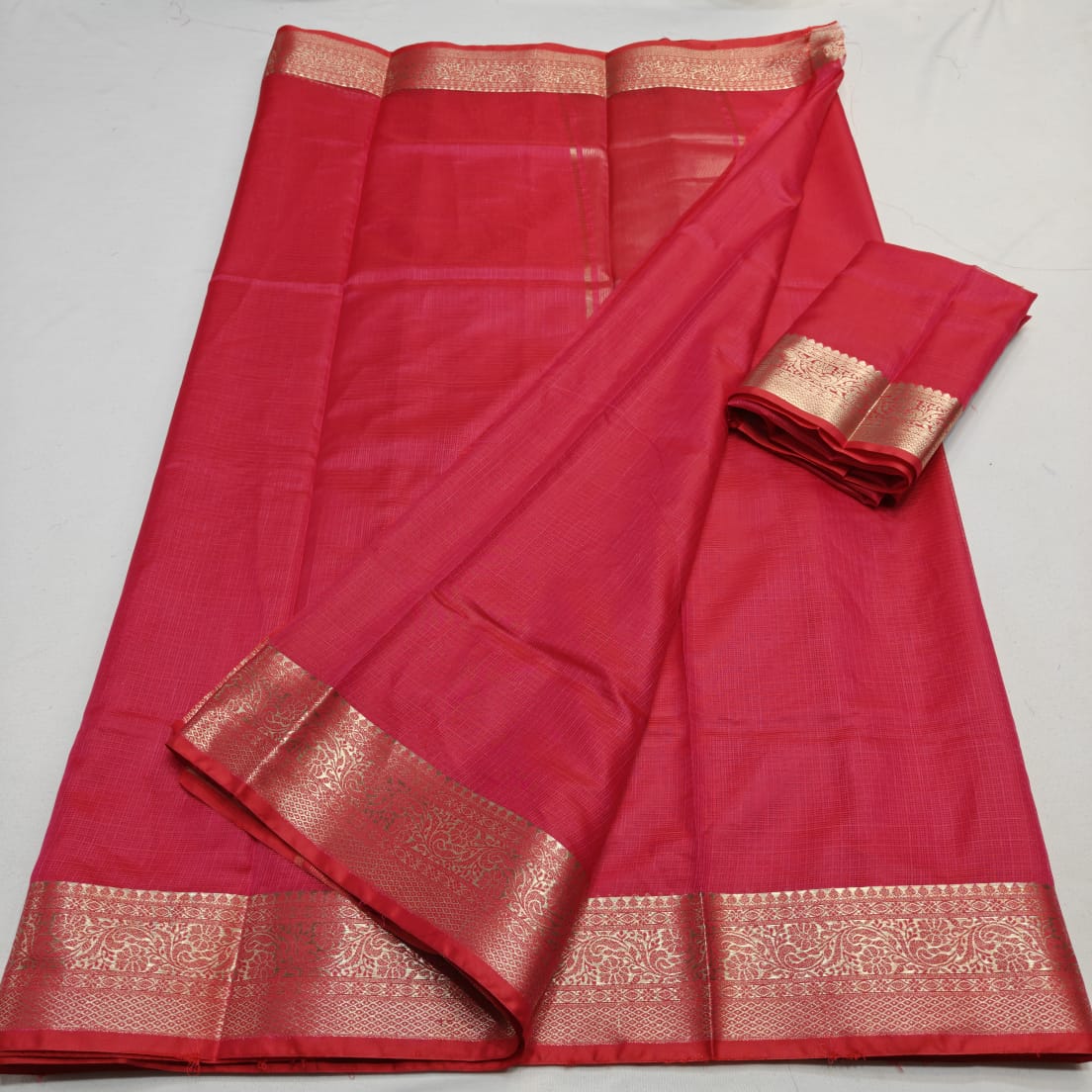 KOTA DORIA SOFT SILK WEAVING BORDER PLAIN SAREE