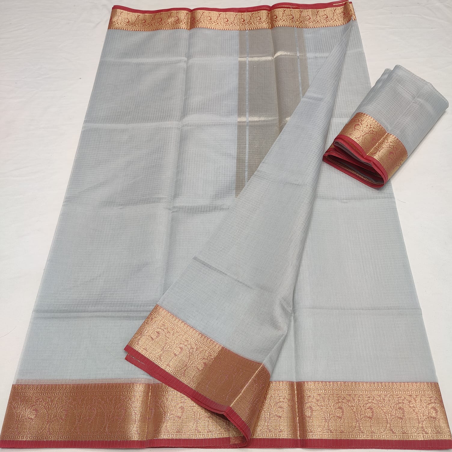 KOTA DORIA SOFT SILK WEAVING BORDER PLAIN SAREE