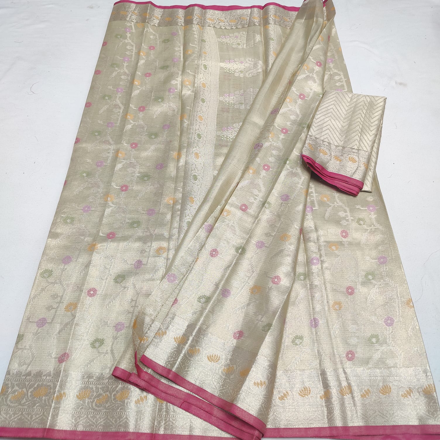 KOTA DORIA DOUBLE TISSUE WEAVING SAREE