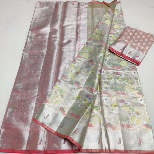 KOTA DORIA DOUBLE TISSUE WEAVING SAREE