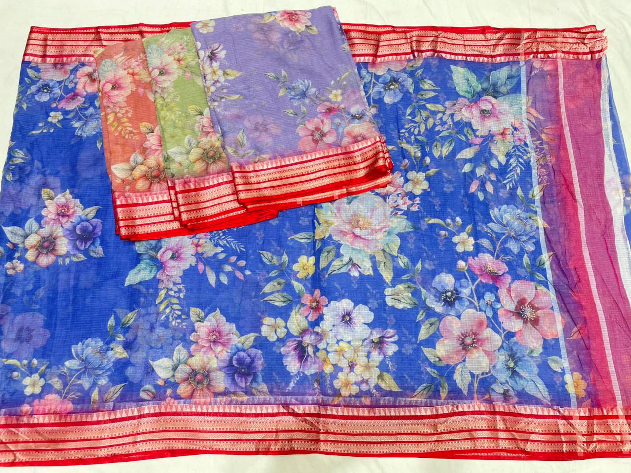 KOTA DORIA PURE COTTON DIGITAL PRINT SAREE