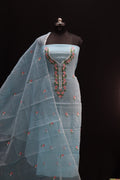KOTA DORIA MIX COTTON COMPUTERIZED EMBROIDERY DRESS MATERIAL