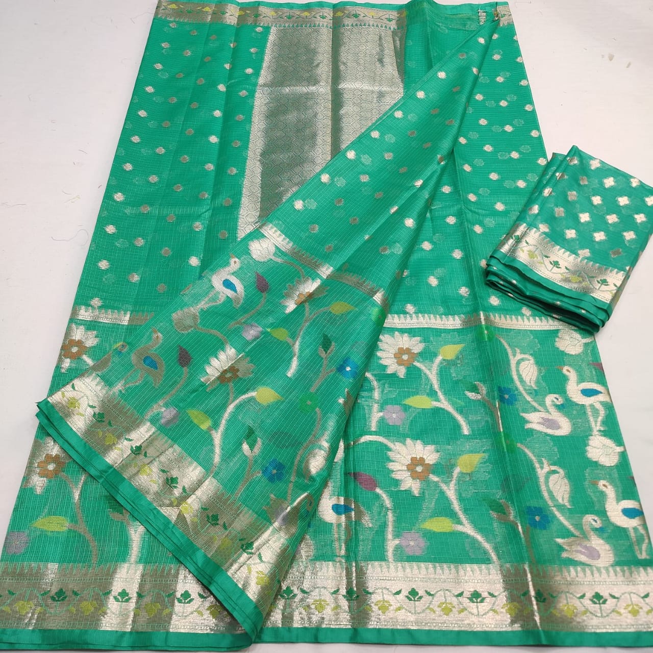 PREMIUM QUALITY KOTA DORIA SOFT SILK WEAVING SAREE