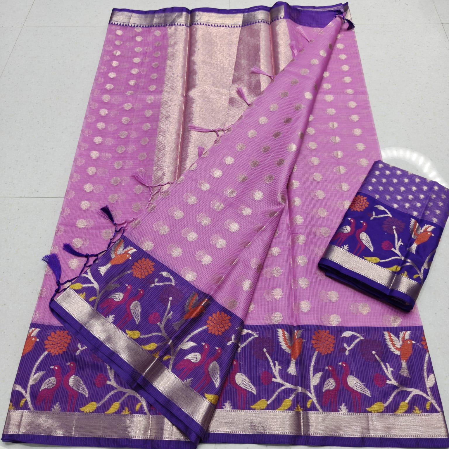 PREMIUM QUALITY KOTA DORIA SOFT SILK WEAVING SAREE