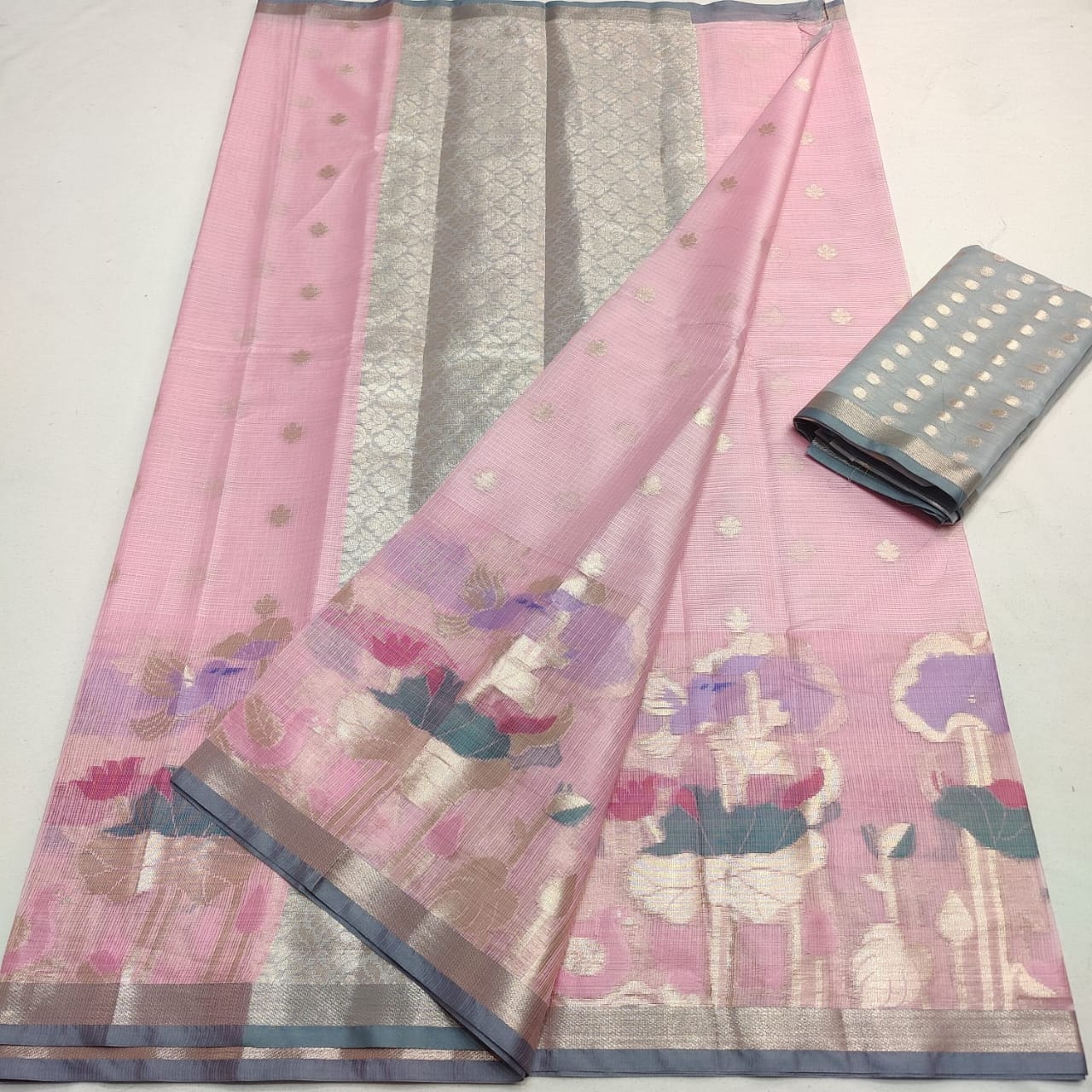 PREMIUM QUALITY KOTA DORIA SOFT SILK WEAVING SAREE