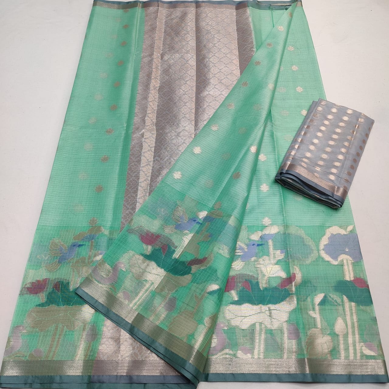PREMIUM QUALITY KOTA DORIA SOFT SILK WEAVING SAREE
