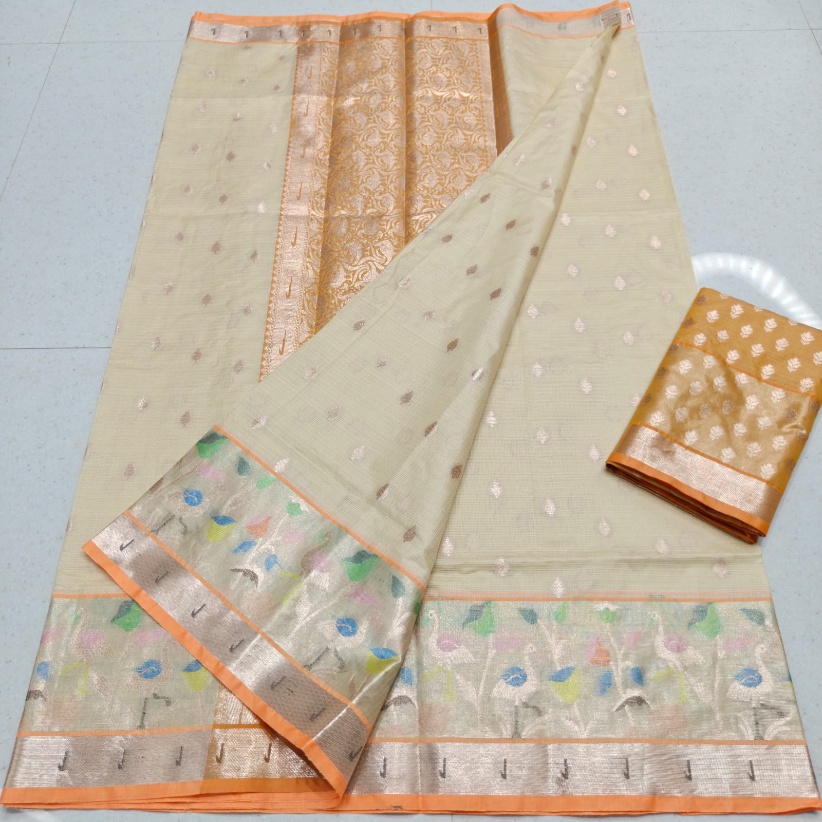 PREMIUM QUALITY KOTA DORIA SOFT SILK WEAVING SAREE