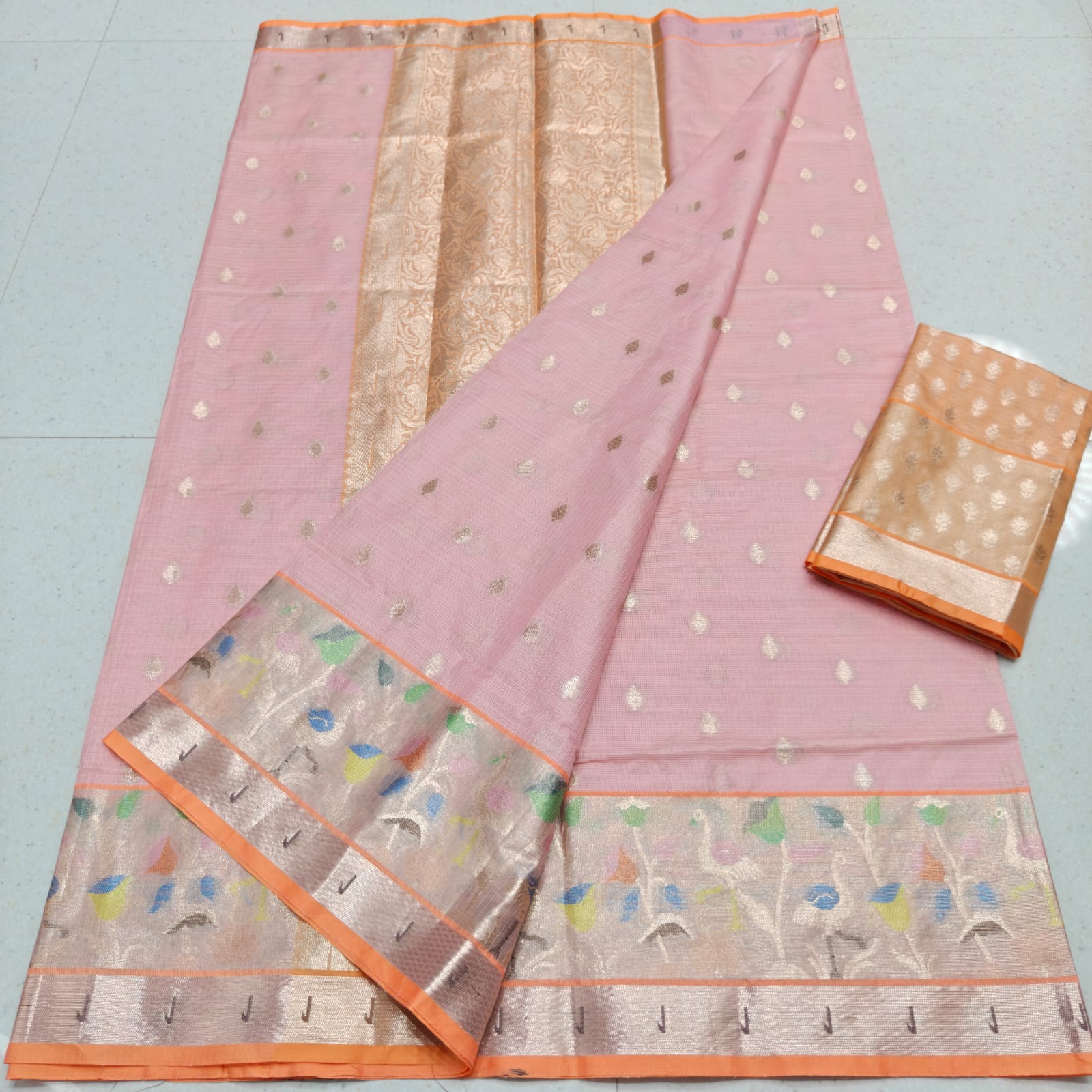 PREMIUM QUALITY KOTA DORIA SOFT SILK WEAVING SAREE