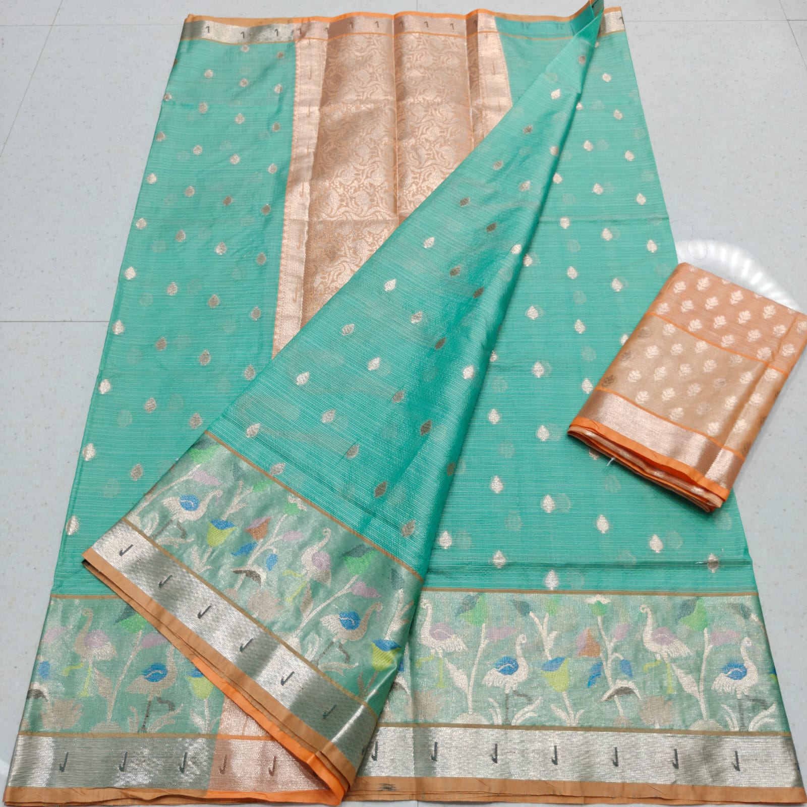 PREMIUM QUALITY KOTA DORIA SOFT SILK WEAVING SAREE