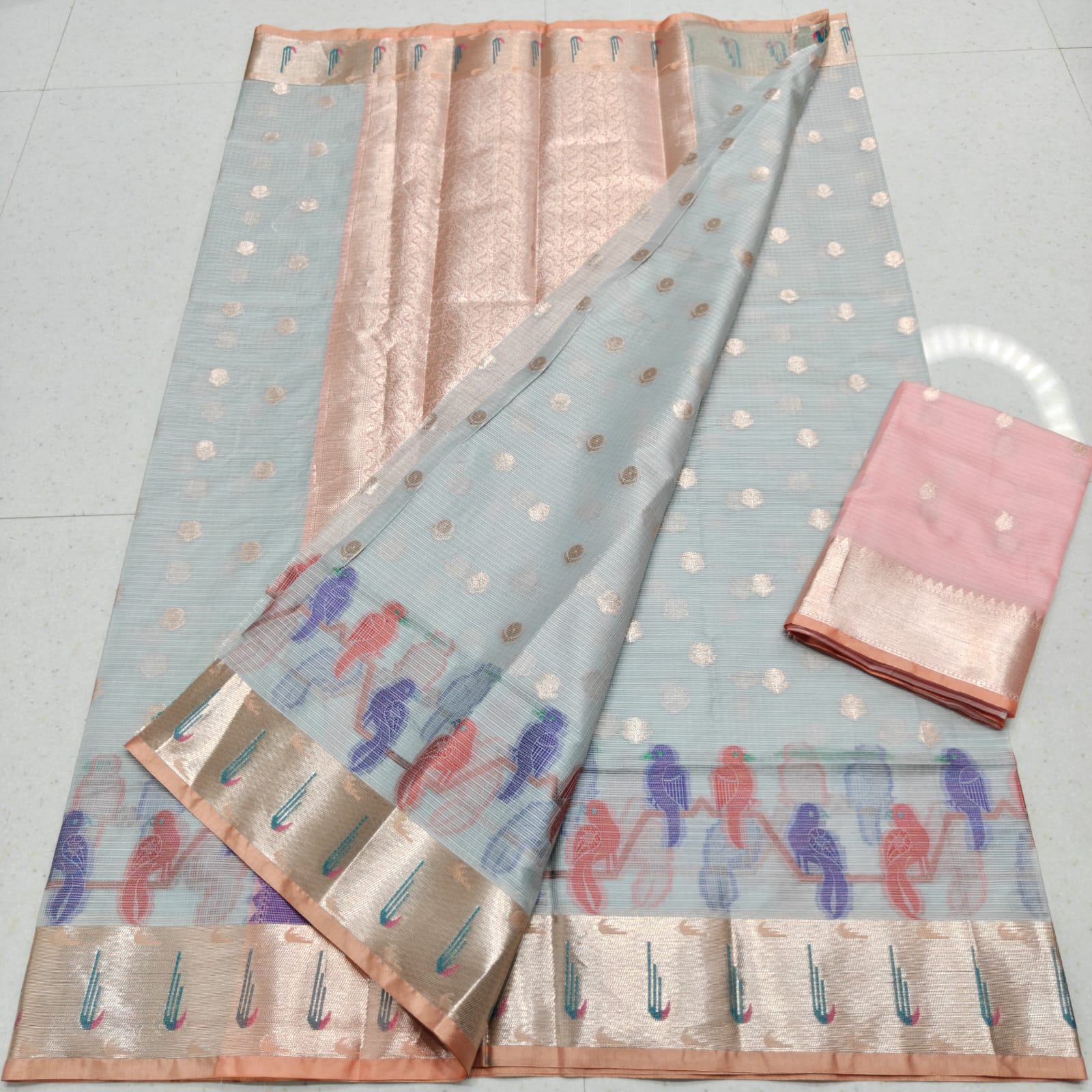 PREMIUM QUALITY KOTA DORIA SOFT SILK WEAVING SAREE