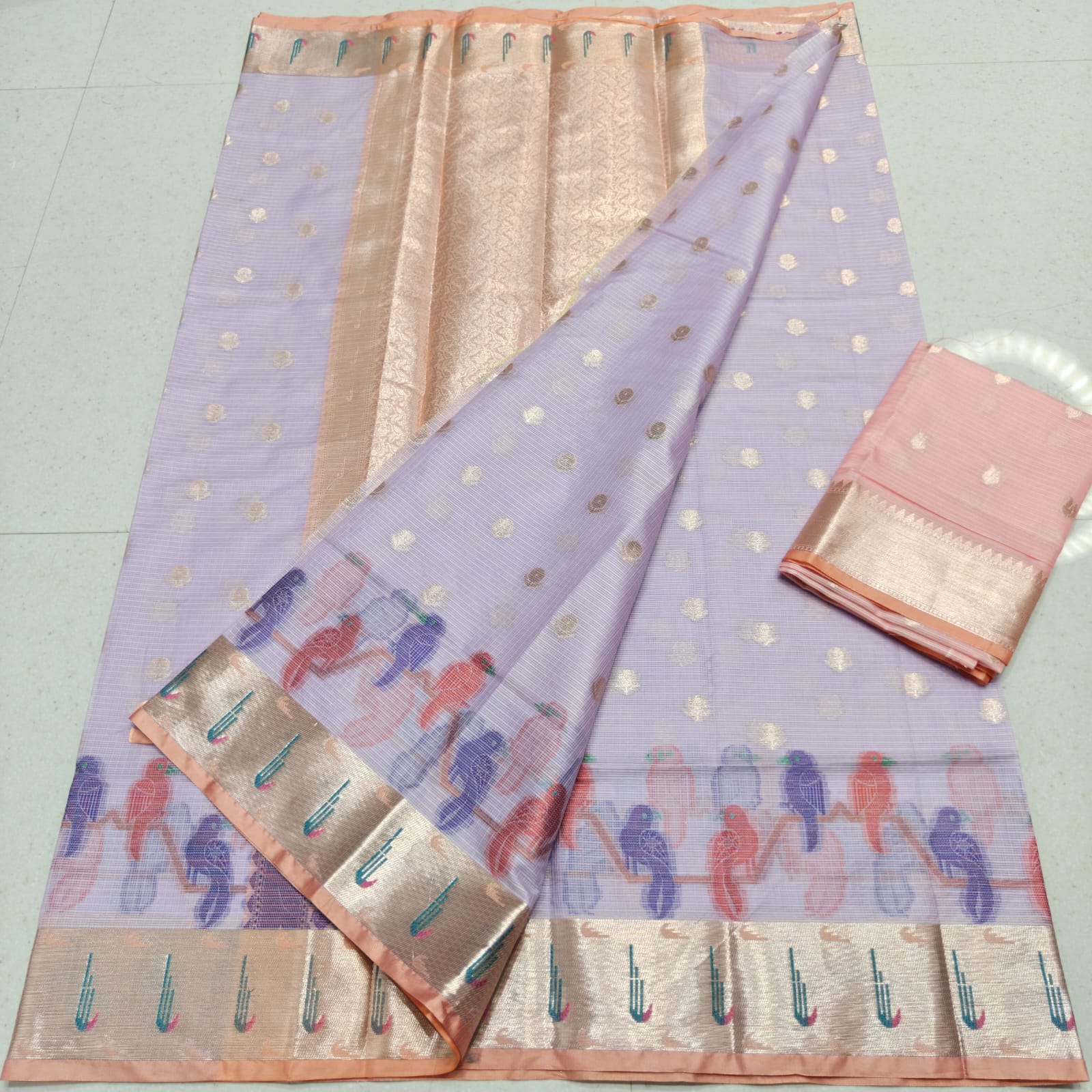 PREMIUM QUALITY KOTA DORIA SOFT SILK WEAVING SAREE