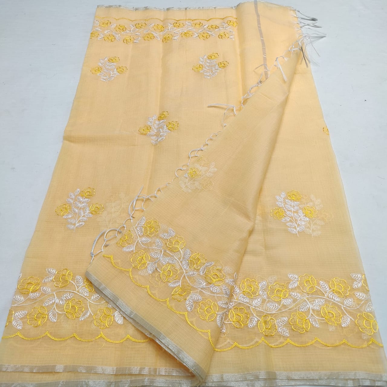 KOTA DORIA MIX COTTON COMPUTERIZED EMBROIDERY SAREE