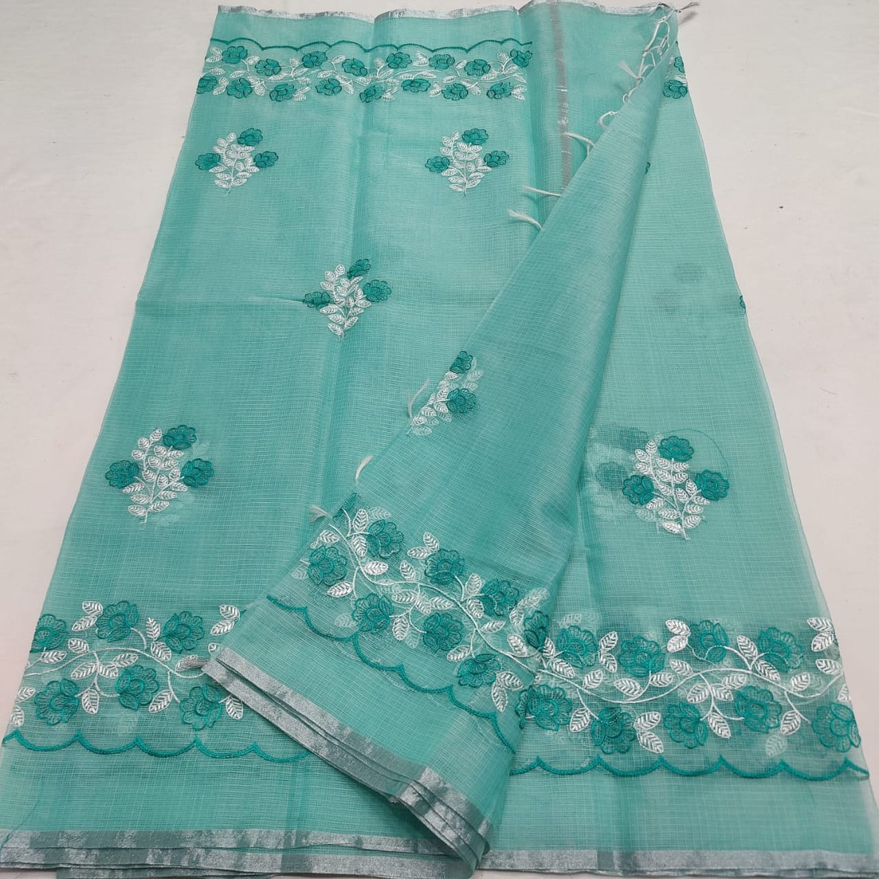 KOTA DORIA MIX COTTON COMPUTERIZED EMBROIDERY SAREE