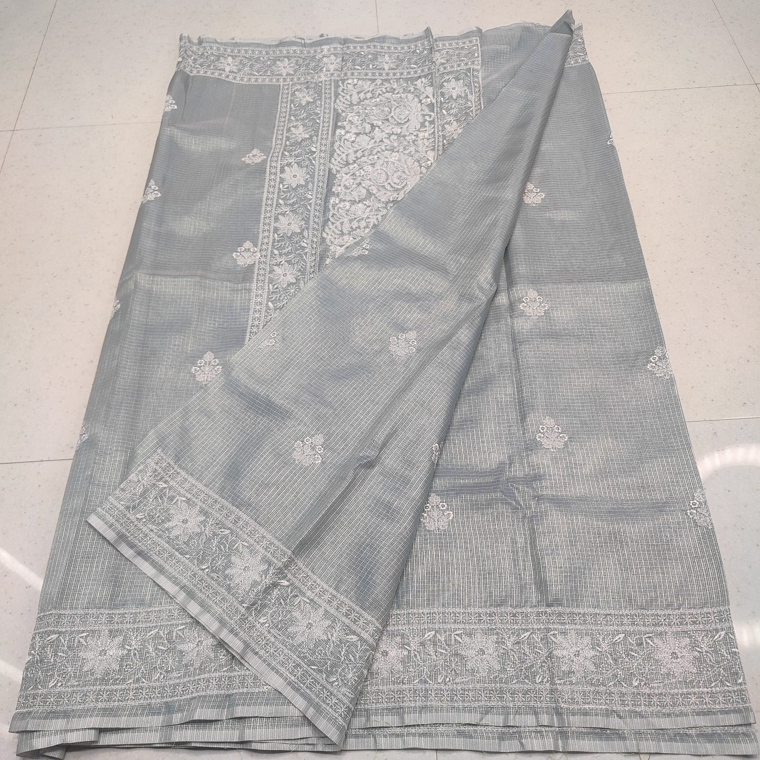 KOTA DORIA TISSUE & COMPUTERIZED EMBROIDERY SAREE