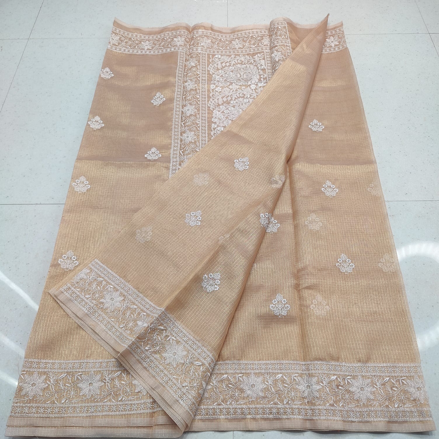 KOTA DORIA TISSUE & COMPUTERIZED EMBROIDERY SAREE
