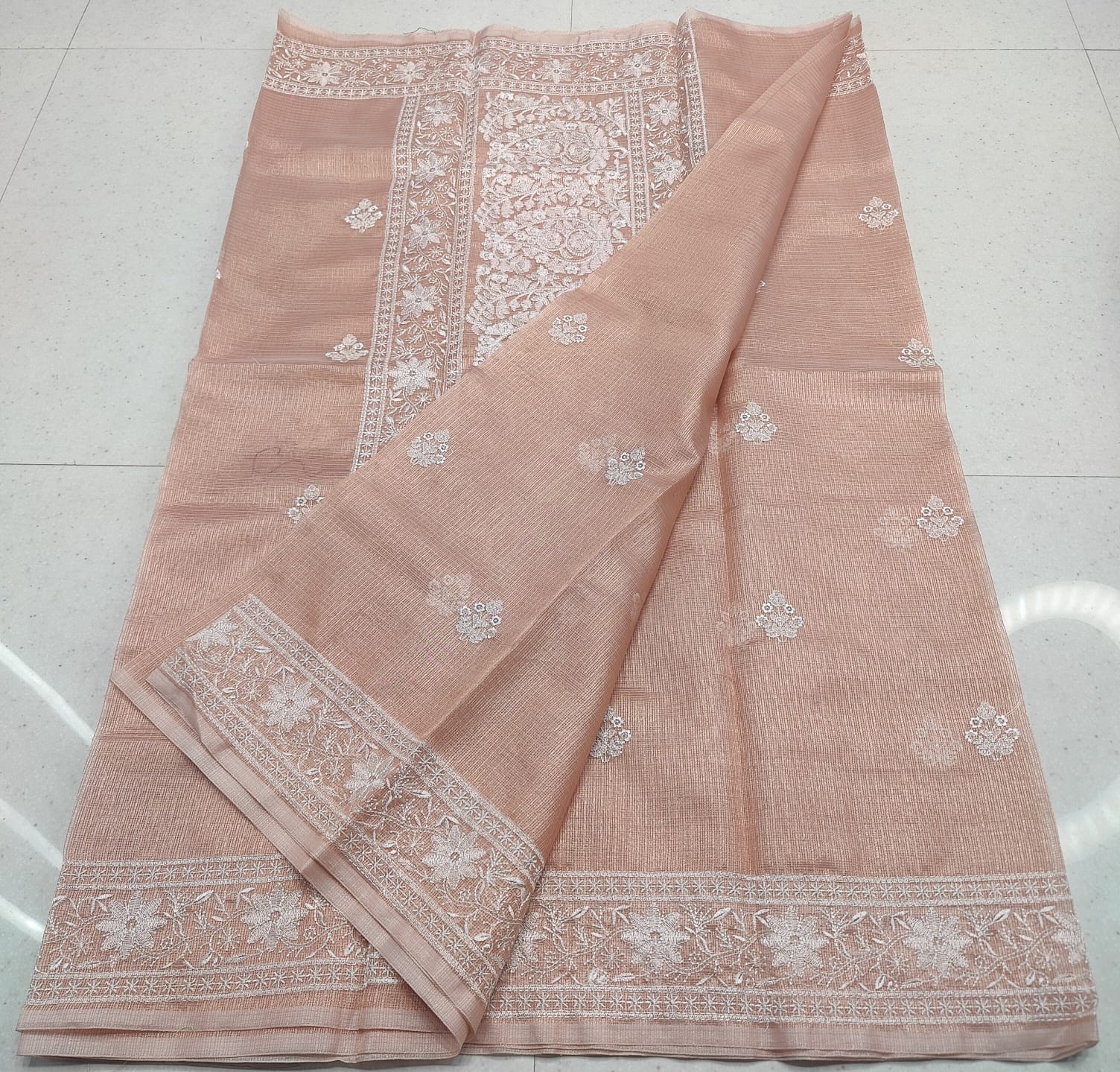 KOTA DORIA TISSUE & COMPUTERIZED EMBROIDERY SAREE